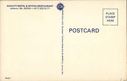 Писма от Ozark Lebanon, Мисури, М Оригиналната реколта картичка