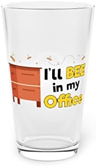 Бирена Чаша, Халба 16 унции Хумористичен Bee Селекционерът на Любителите на Новостите на Пчеларството Любител на Мъже, Жени 16 унции