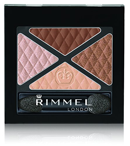 Сенки за очи на Rimmel Glam 'Eyes Quad, корона Бижута, 0,15 Течна унция