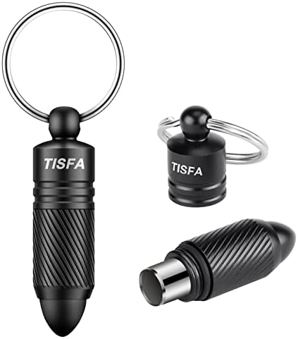 TISFA punch за пури, отварачка за дупки за пури, преносим вывинчивающийся перфоратор от неръждаема стомана (черен)
