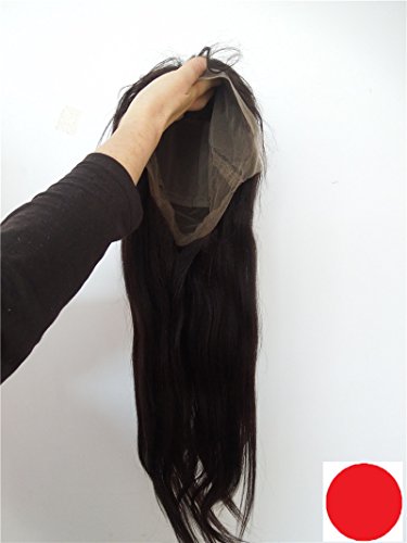 Добро качество на 24 Европейски перука от естествена коса Remy, афроамериканские перуки, яки, директен цвят 1B, черен