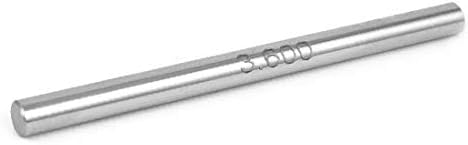 X-DREE Цилиндричен между пръстите калибър от волфрамов карбид диаметър 3,60 мм, Измервателен инструмент (Диаметър 3,60 мм, медицински калибровочный калибър, цилиндричен