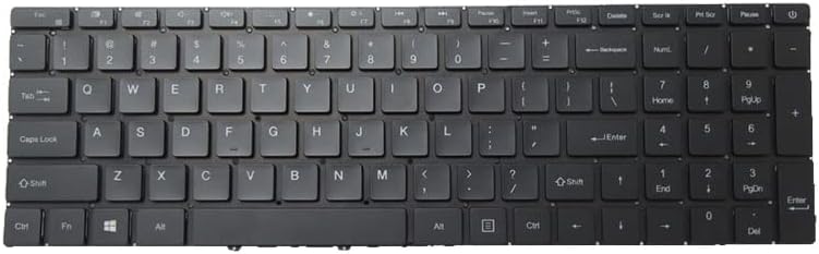 Клавиатура за лаптоп ДОК-V6317A Без рамка, Нова Черна, Съединените Щати, съединените щати, Без използвана филм с подсветка