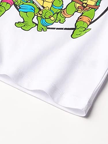 Тениска с графичен дизайн Teenage Mutant Ninja Turtles за момчета С къс ръкав