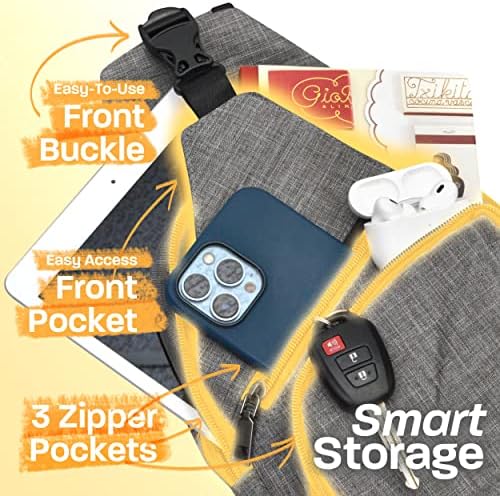 Раница-прашка през рамо Nupouch със защита от кражба USB Конектор за зареждане, Лека Раница за пътуване, Туризъм, За всеки ден, Голям, Светло Синьо
