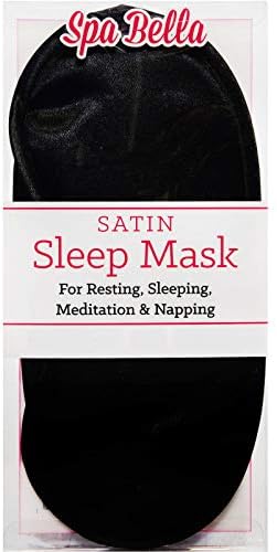 Spa Bella Satin Sleep MASK за пътуване и за дома е Идеално място за релаксация, медитация по време на сън