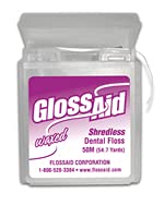 Вощеная конец за зъби GlossAid без рязане Monfilament - 50 м (54,7 ярд) - Купете 5, получавате 1 безплатно