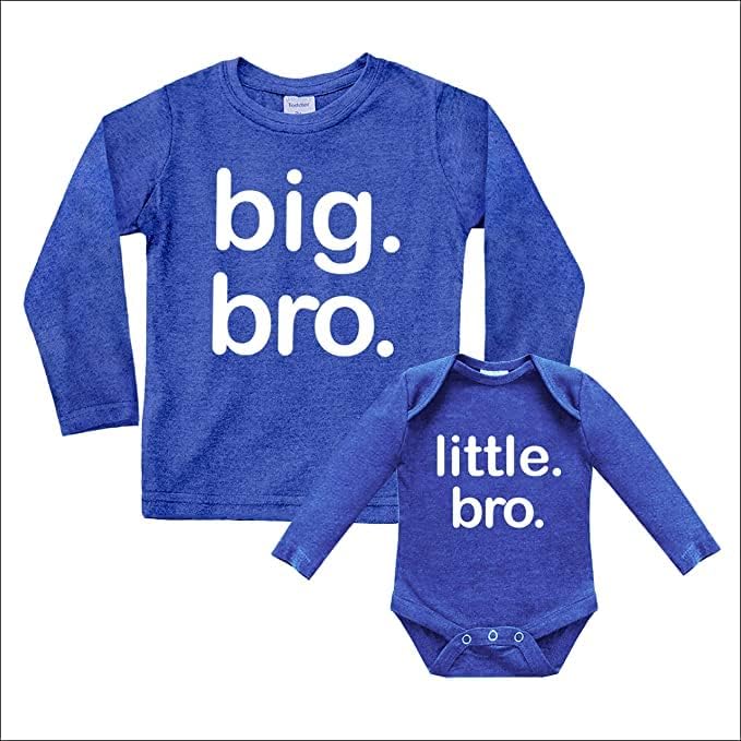 Тениски Big bro Little брато, Тениски Big Brother, Тениски за по-Малките Братя, Еднакви Комплекти За Малки Момчета