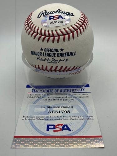 Харолд Рейнолдс Моряците Авлига Подписа Автограф на Официалния Бейзболен PSA MLB С ДНК - Бейзболни топки С Автографи