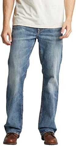 Silver Jeans Co. Мъжки дънки Craig класически намаляване на Дънки Bootcut