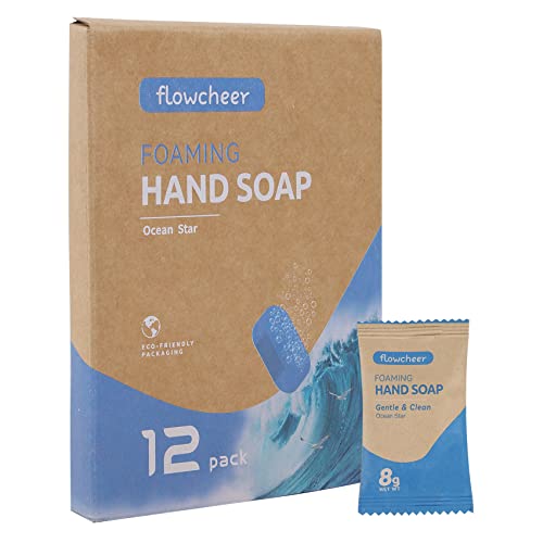Хапчета за пенящегося сапун за ръце - 12 опаковки По 96 течни унции (12 бутилки по 8 течни унции)- Таблетки за сапун за измиване на ръцете Star of Sea за екологично чисти почистващи препарати, без отпадъци