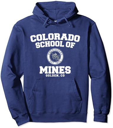 Hoody с логото на Colorado School of Mines Orediggers Circle, Пуловер с логото на