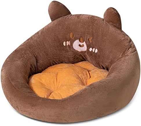 LÜZHONG Cat Bed - Удобен Котешки Къща, Преносими Котешки легла във формата на животни за домашни котки, Меки Нескользящая Топло легло за домашен любимец за подобряване на съня