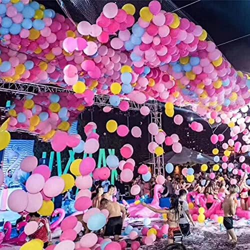 Мрежа за окачване на въздушни балони към тавана може да лети с хелий на Девичнике, рожден Ден, Последния Годишнина, Сватба, Нова година (Квадратна мрежа - 500)
