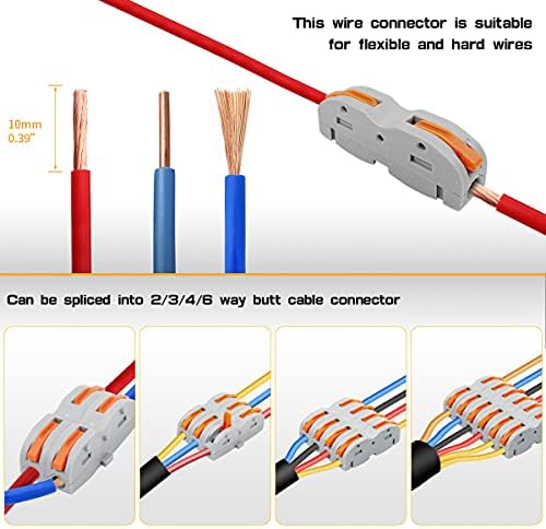 Компактно Срастване Конектори кабели на Лоста Гайка Асортимент от Конектори, Електрически Конектори, Блокове за Бърза Инсталация Cable Конектори Клеммные Подложки ?