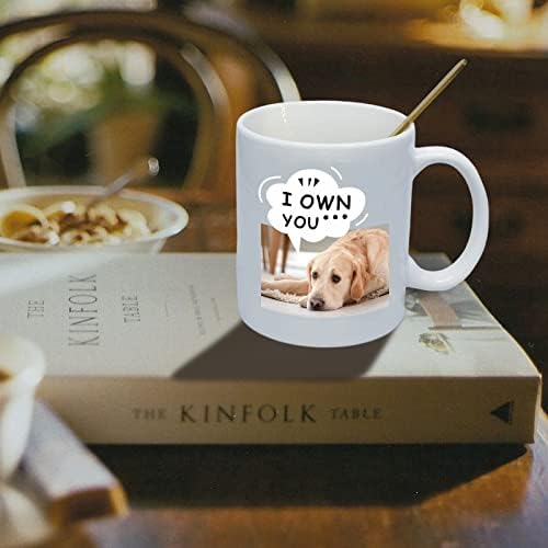 Аз Притежавам Теб - Тема домашни любимци Забавни Чаши за Кафе Златист ретривър Идеи за подаръци за Офис, за любителите на кучета И собствениците на малки Кученца на