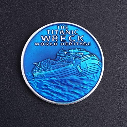 NUOBESTY Титаник на Възпоменателна Монета От Неръждаема Стомана Предизвикателство Монета Переворачивание Монета вземане на Решения Монети за Парти по Случай рождени