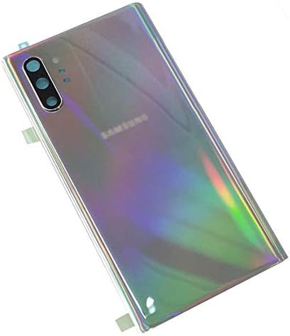 GRETYEW Делото Стъклен Корпус, Подмяна на Врати с Елементи на Обектива на Камерата за Samsung Galaxy Note10 + Note10 Plus 5G + Инструменти (Aura Glow)