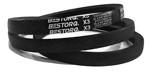 Гума Клиновой каишка BESTORQ 8V1650, в опаковката, Черен, Дължина 165 х широчина 1 х Височина 0,96, Опаковка от 5