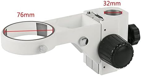 Аксесоари за микроскоп Диаметър 32 мм, Стереомикроскопы с Увеличение, Регулируема 76 мм Фокусирующий Скоба, Лабораторни Консумативи (Бял цвят)