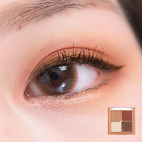 [rom & nd] по-Добре, отколкото очи, 6 цвята | Основната палитра сенки за очи | Бархатистая текстура | устойчив грим | Гланц Galaxy pearl | MLBB | Ежедневна употреба | K-beauty | без гънки 6 г / 0,21 унция № M01 СУХ