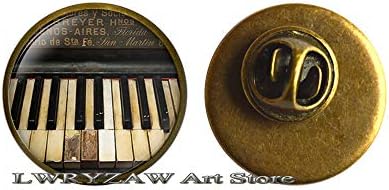 Музикални бижута - Музикален подарък - Музикална златар работилница - Музикални бижута - Музикален подарък - Декорации за пиано - Брошка за пианото - Подарък учител по пиано - Брошка, M338